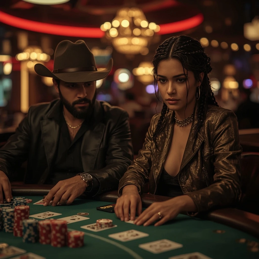 photo de deux joueurs de poker SlotNeo Casino